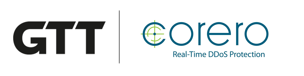 GTT & Corero logos